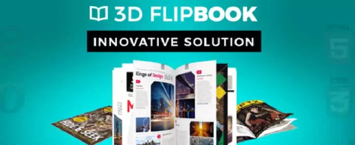 Интерактивный 3D флипбук