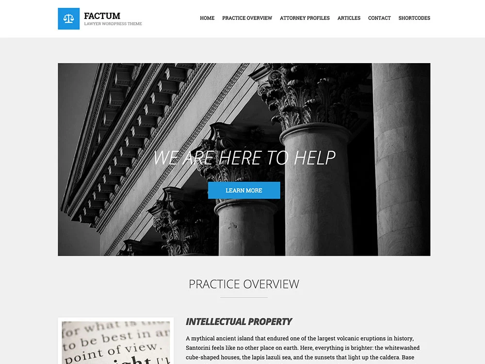 فاكتوم-محامي-وورد-ثيم