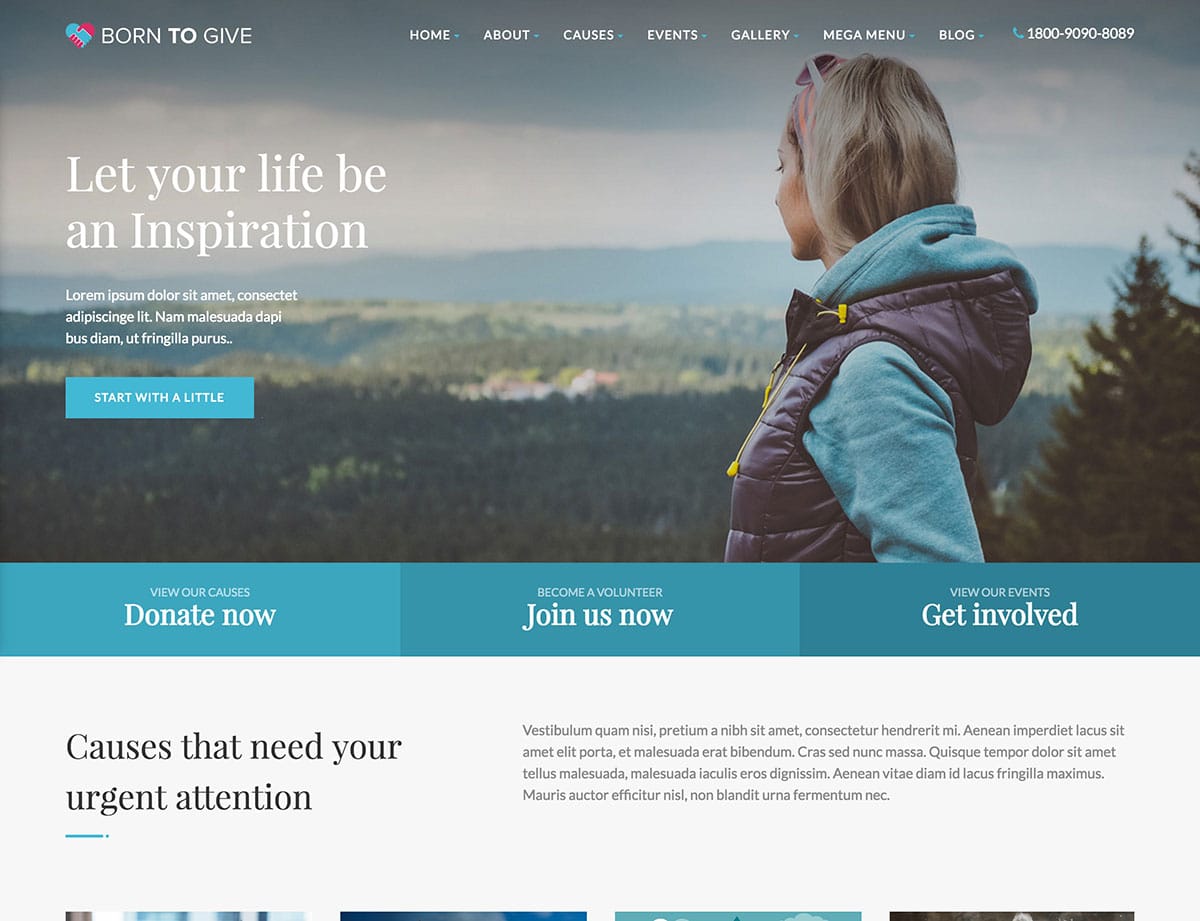 เกิดมาเพื่อการกุศล-wordpress-theme