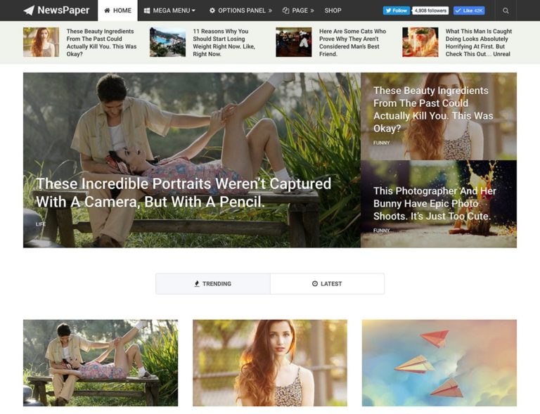 報紙-wordpress-主題