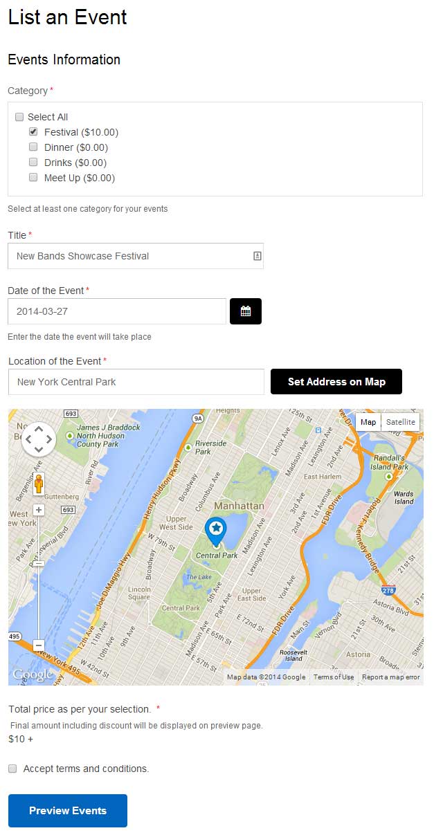 Directory-List-an-Event-Frontend-Form