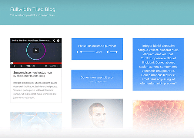 Divi Post 格式支持