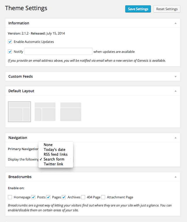 創世紀主題設置