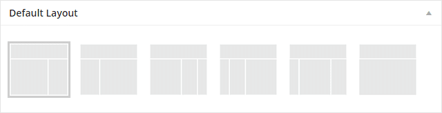 Scegli il tuo layout