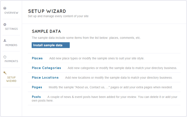 目錄引擎設置嚮導