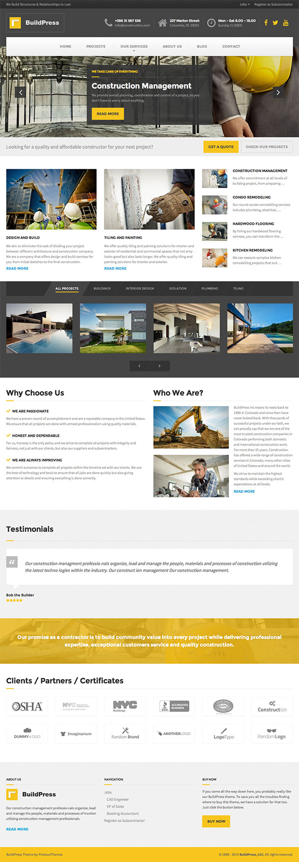 BuildPress-WordPress-Thème