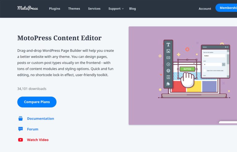Editor di contenuti MotoPress