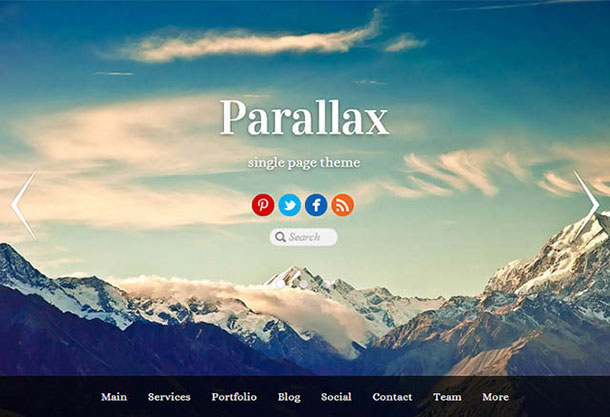 paralaks-wordpress-teması