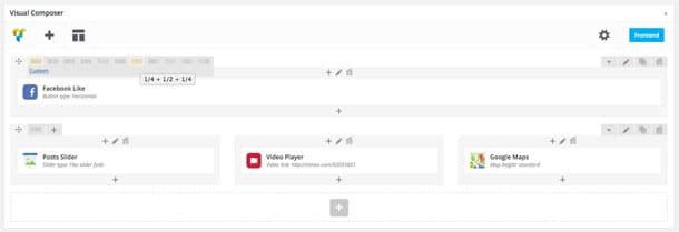 Un exemple de mise en page en cours de création
