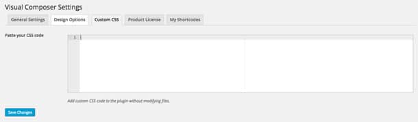 CSS personnalisé du compositeur visuel