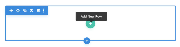 在 Divi Builder 中添加新行
