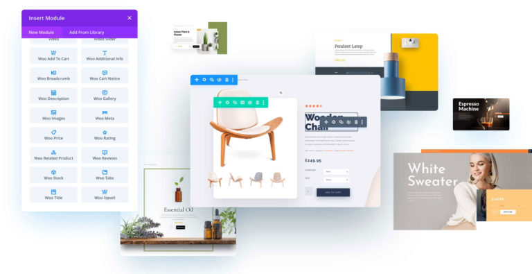 Divi Builder 中的 WooCommerce