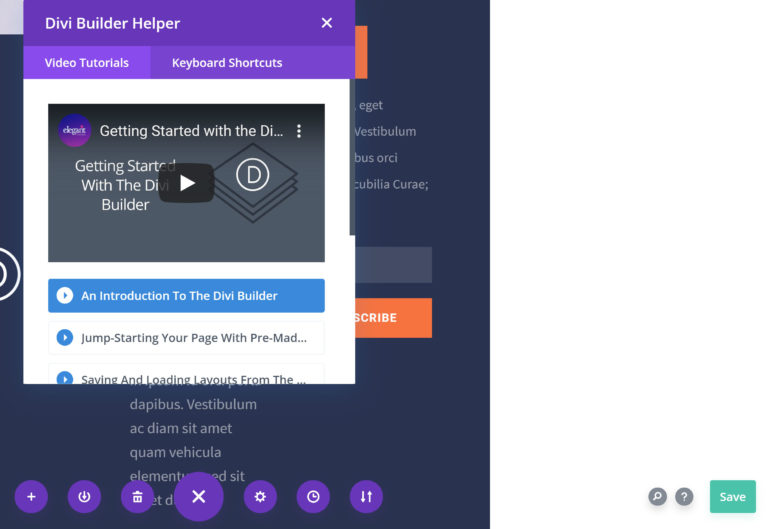 Divi Builder 助手盒