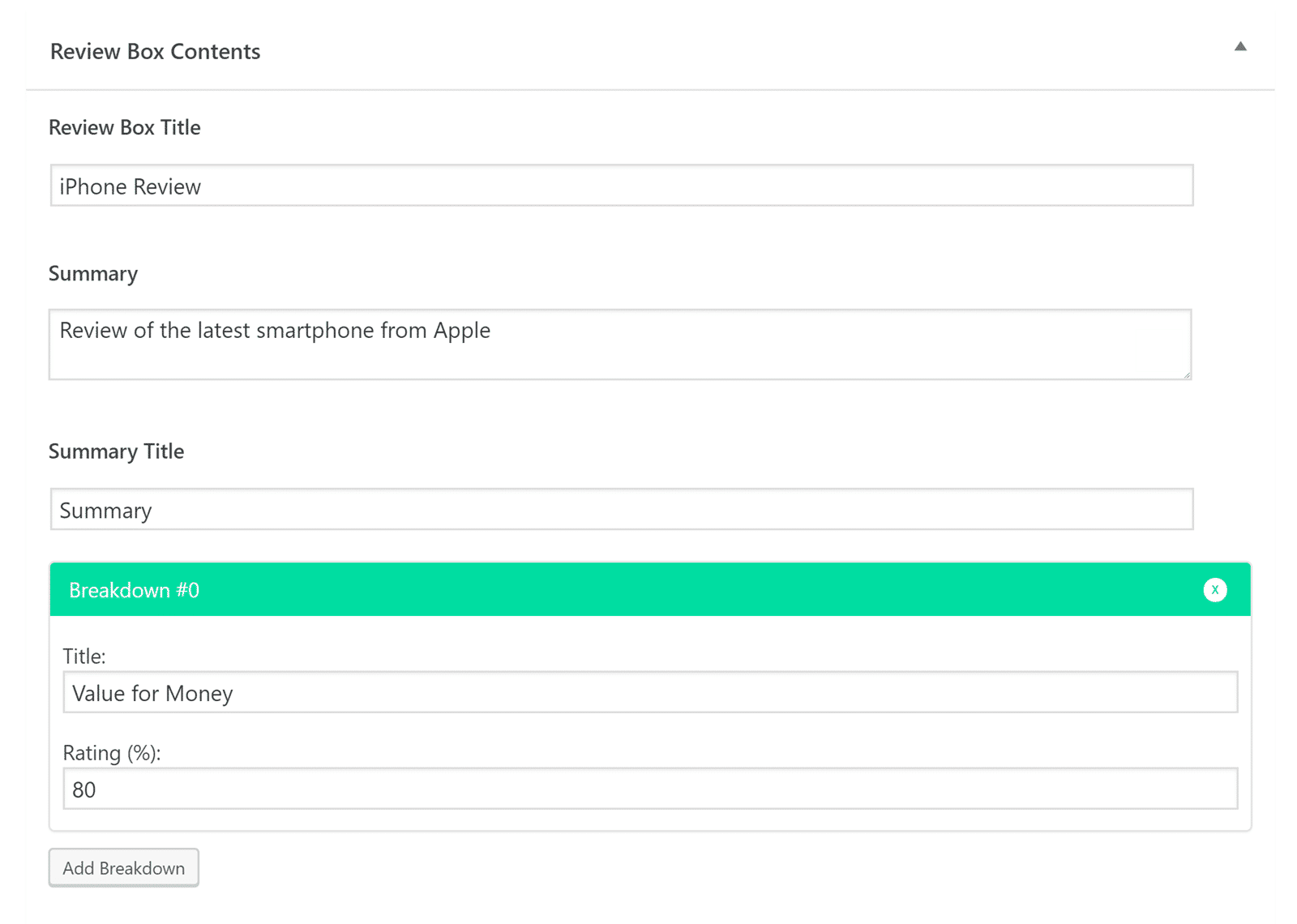 額外評論框內容