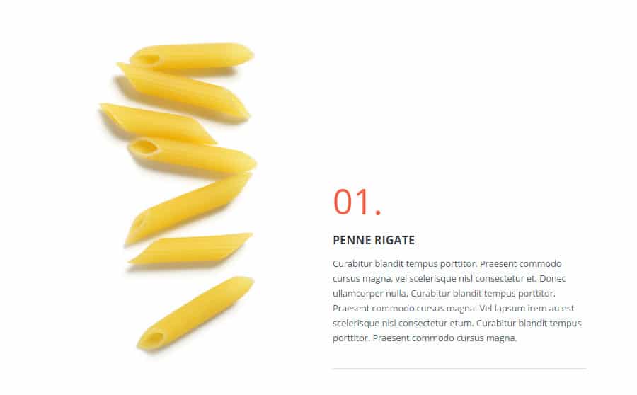 額外主題回顧麵食