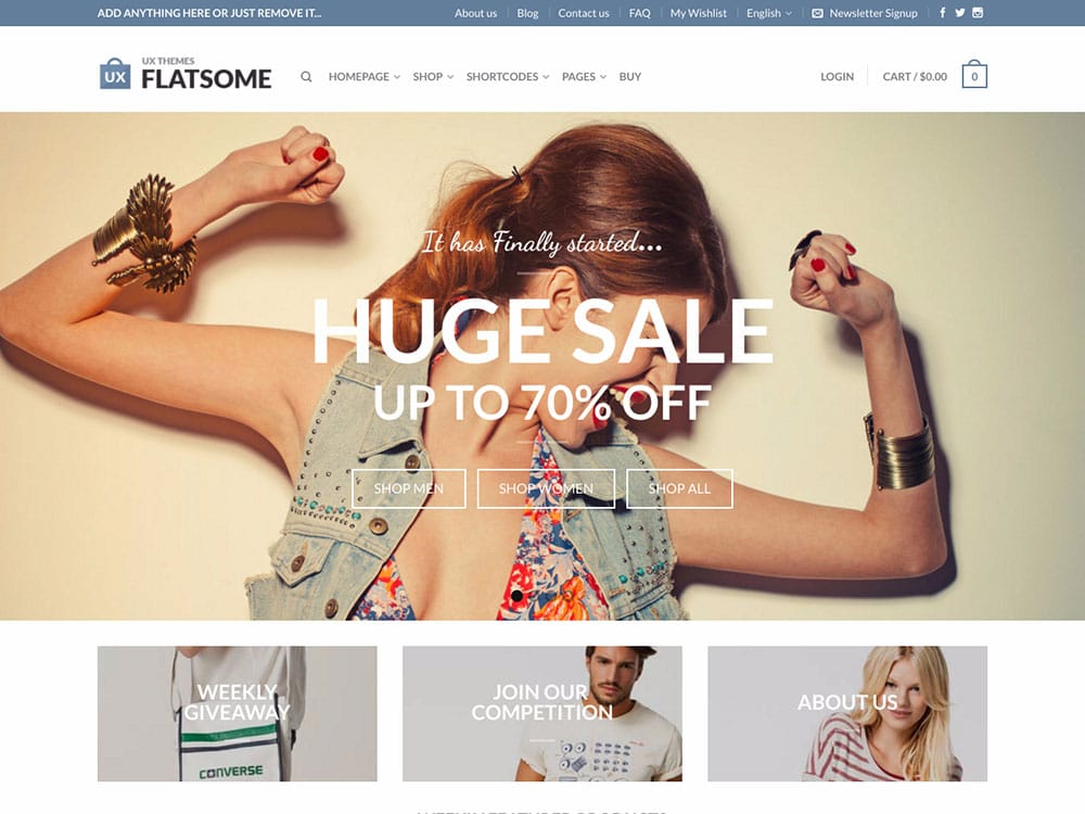 flatsome-woocommerce 主題