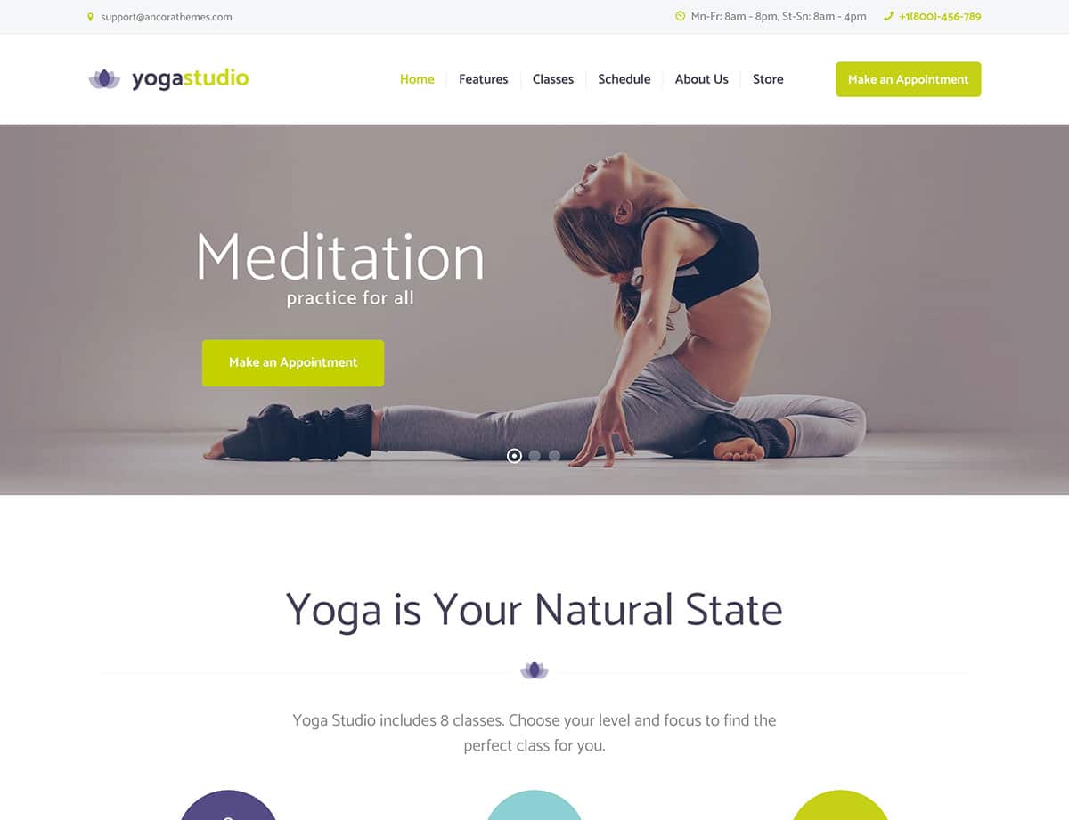 Yogastudio-WP-主題