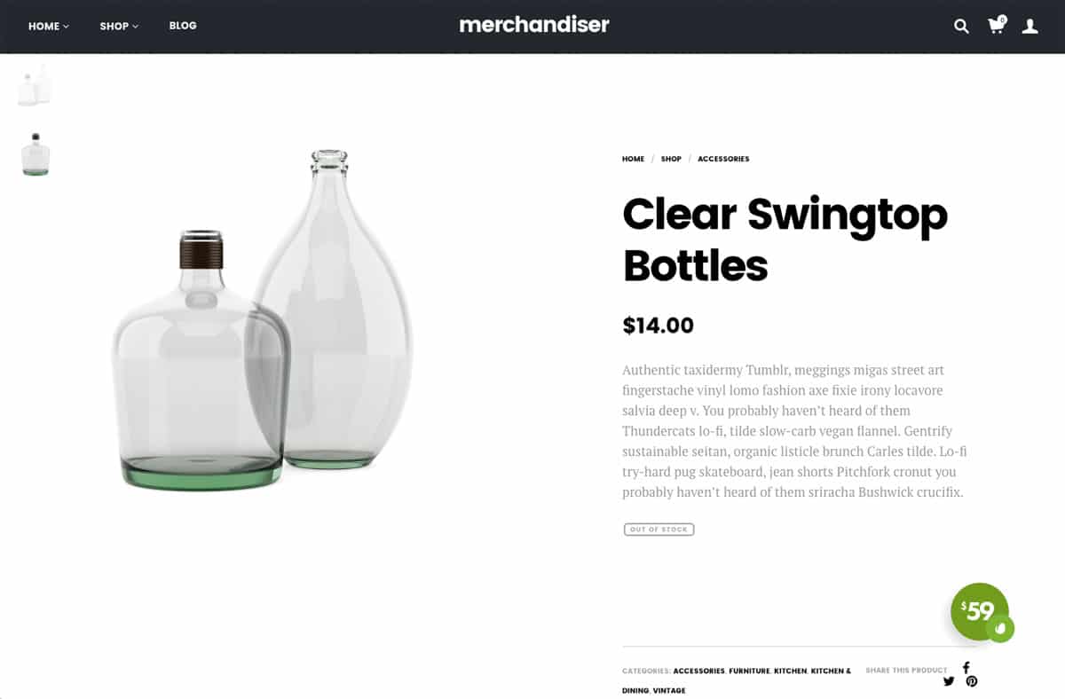 Informacje o produkcie merchandiser