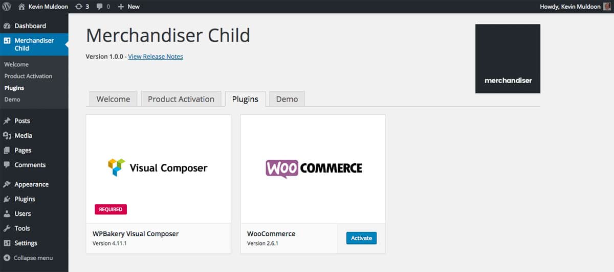 Zainstaluj wtyczki Merchandiser