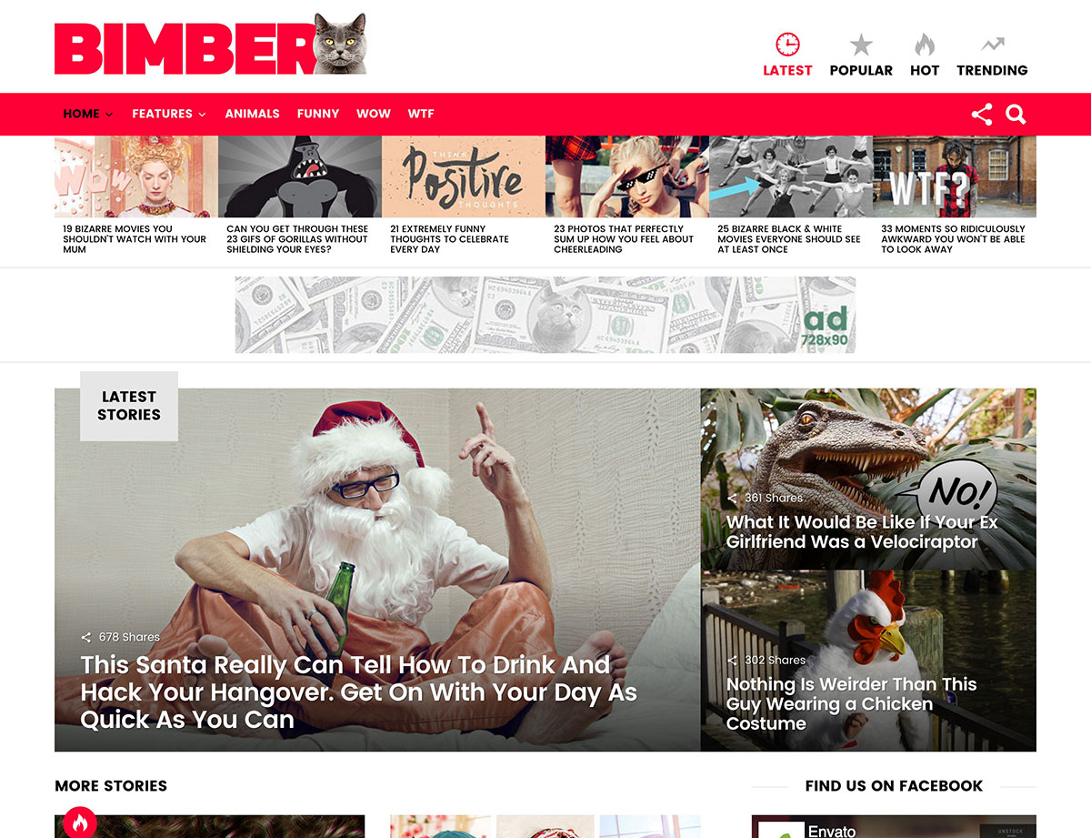 bimber-病毒-wordpress-主題