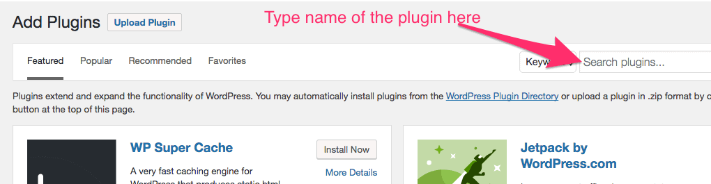 plugin de recherche dans wordpress