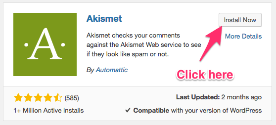 installer le plugin sur wordpress