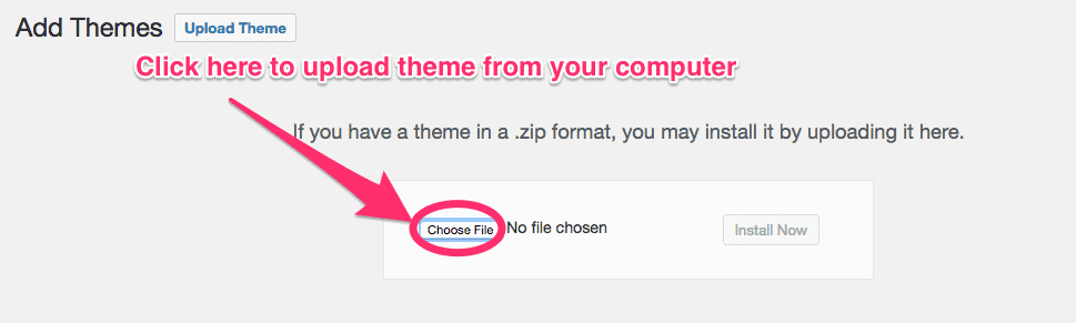 télécharger le thème de l'ordinateur sur wordpress