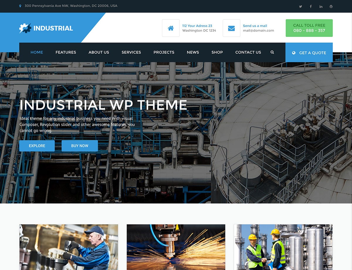 thème-wordpress-industriel