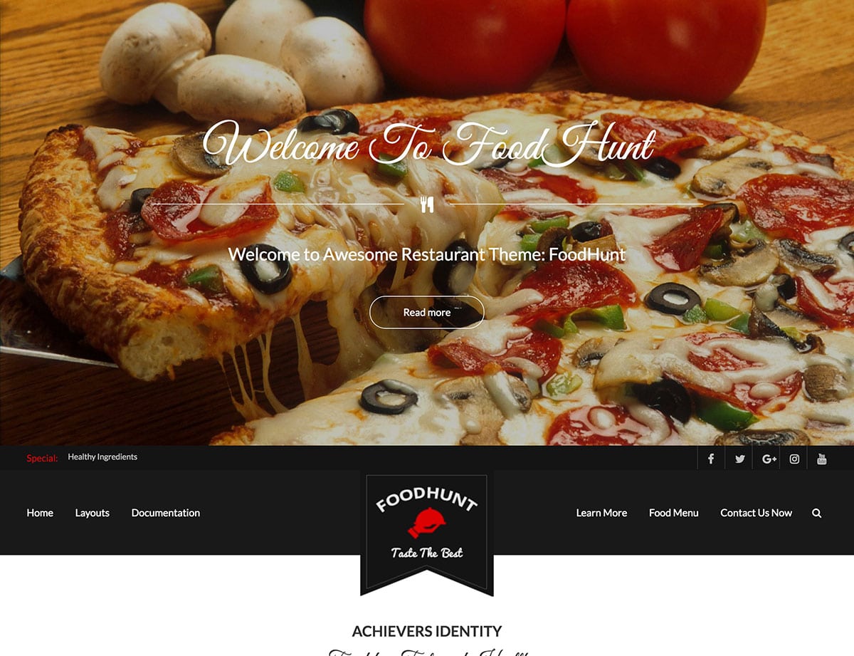foodhunt-ресторан-wordpress-тема