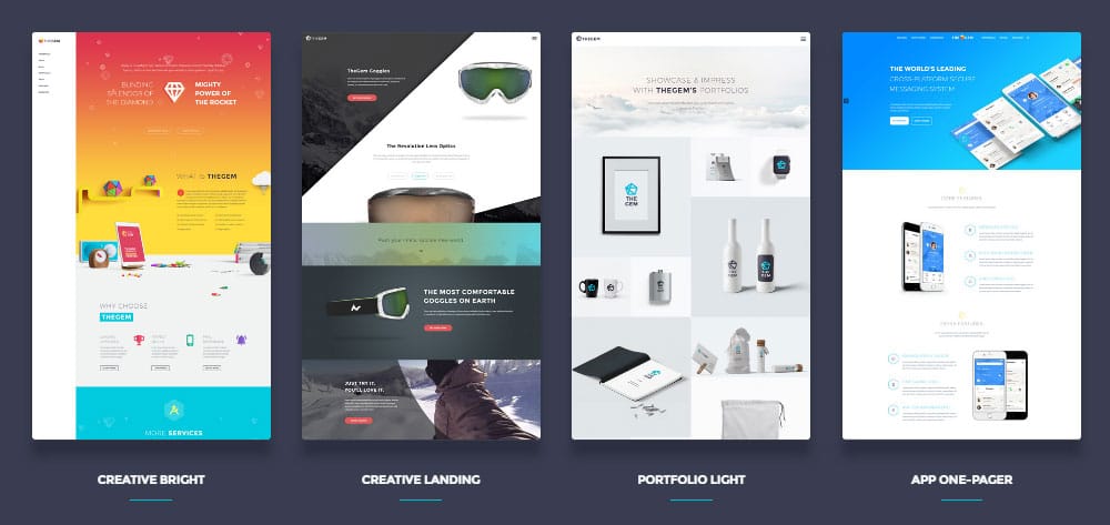 更多 TheGem 演示