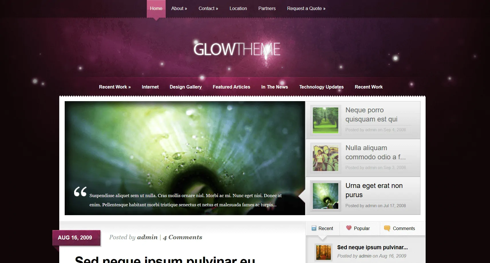 附屬 WordPress 主題