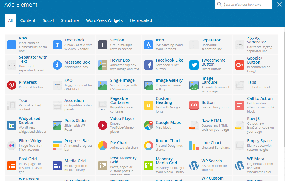 wpbakeryモジュール