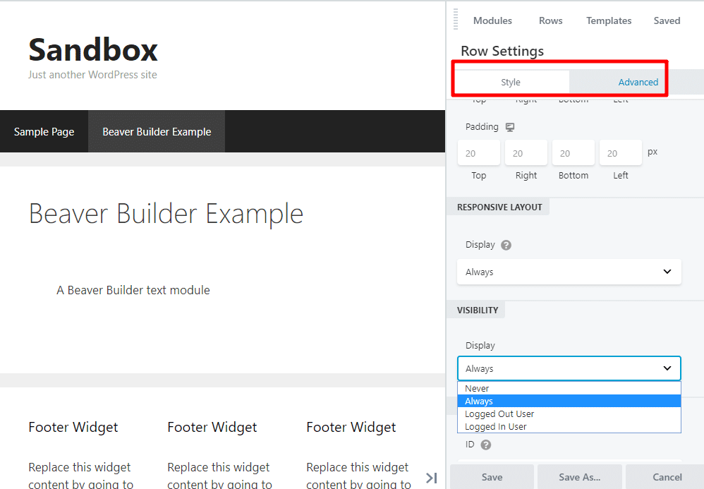 ビーバービルダーのスタイリング