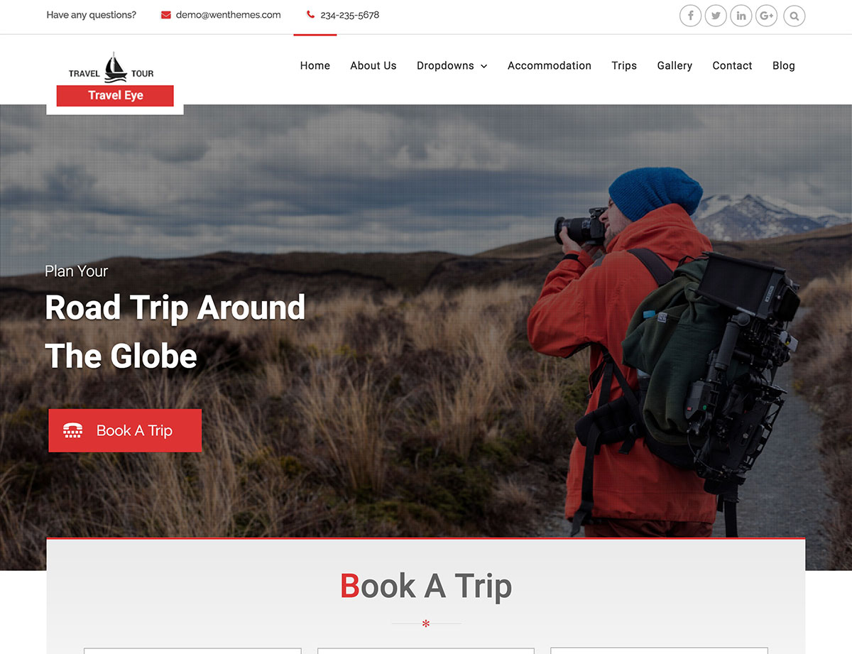 旅遊之眼wordpress主題