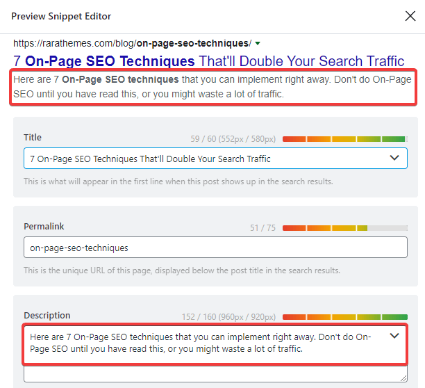 如何優化元描述