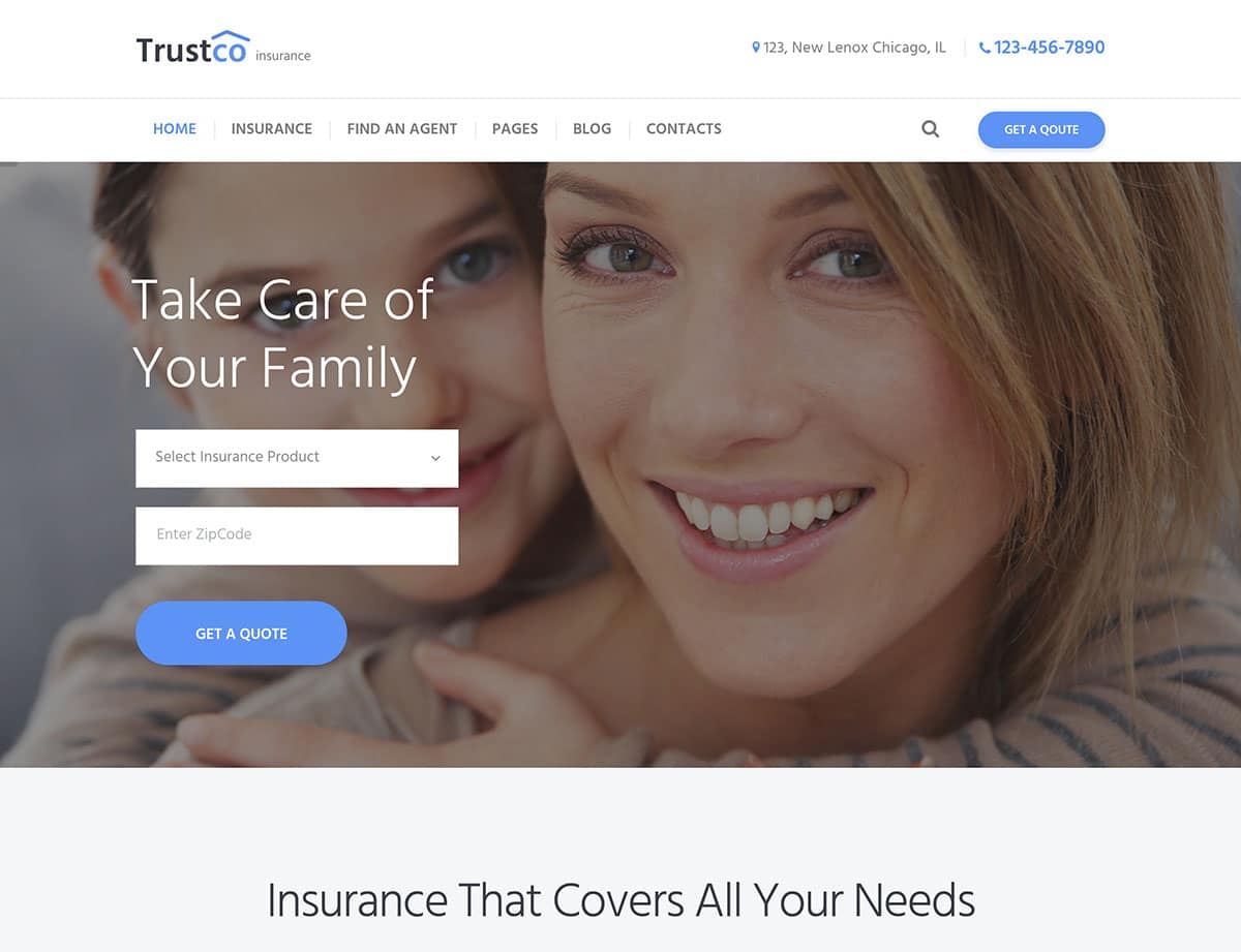 保險機構-wordpress-主題