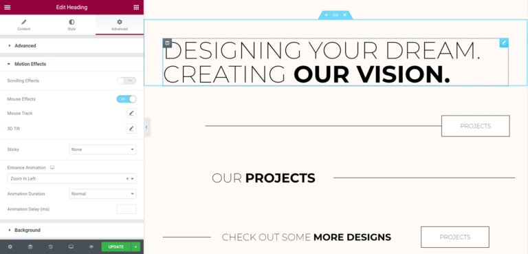 Elementor Pro bağlama duyarlı kontroller
