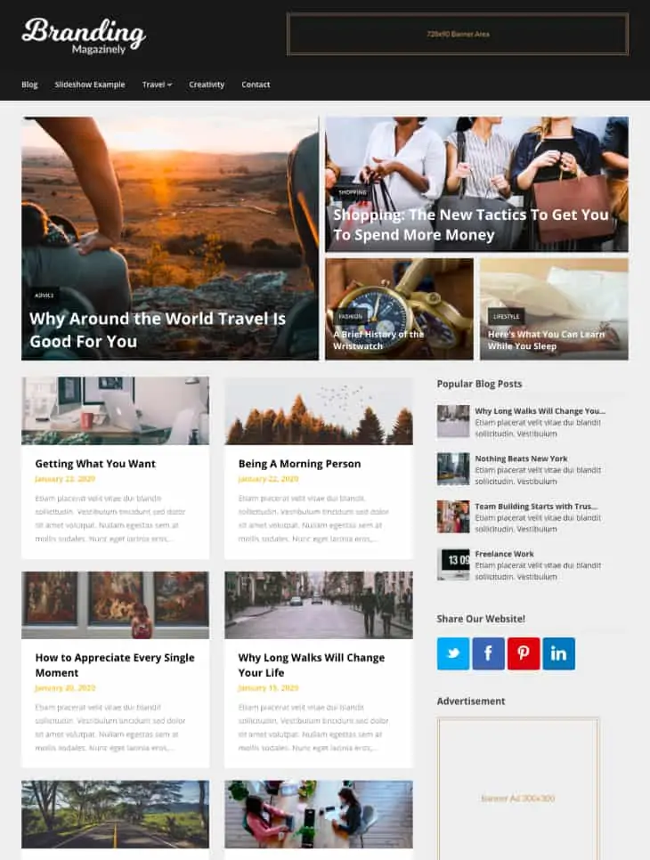 Magazin WordPress teması
