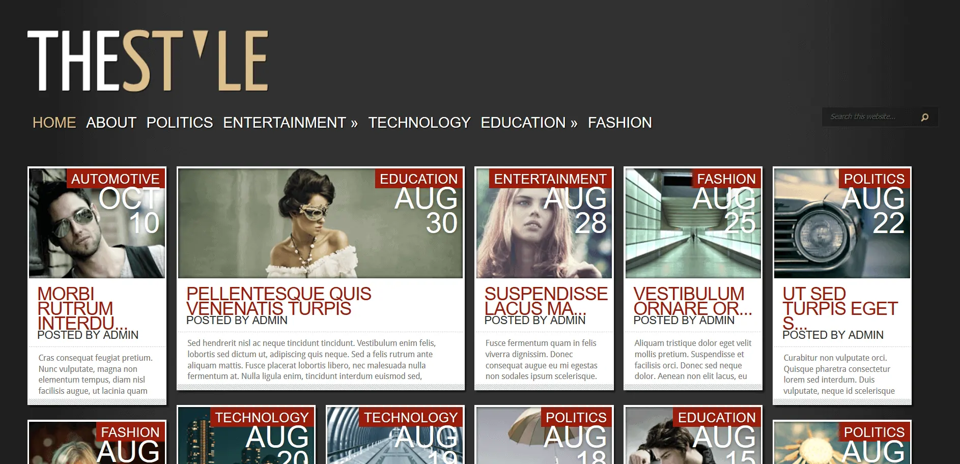 dergi wordpress teması