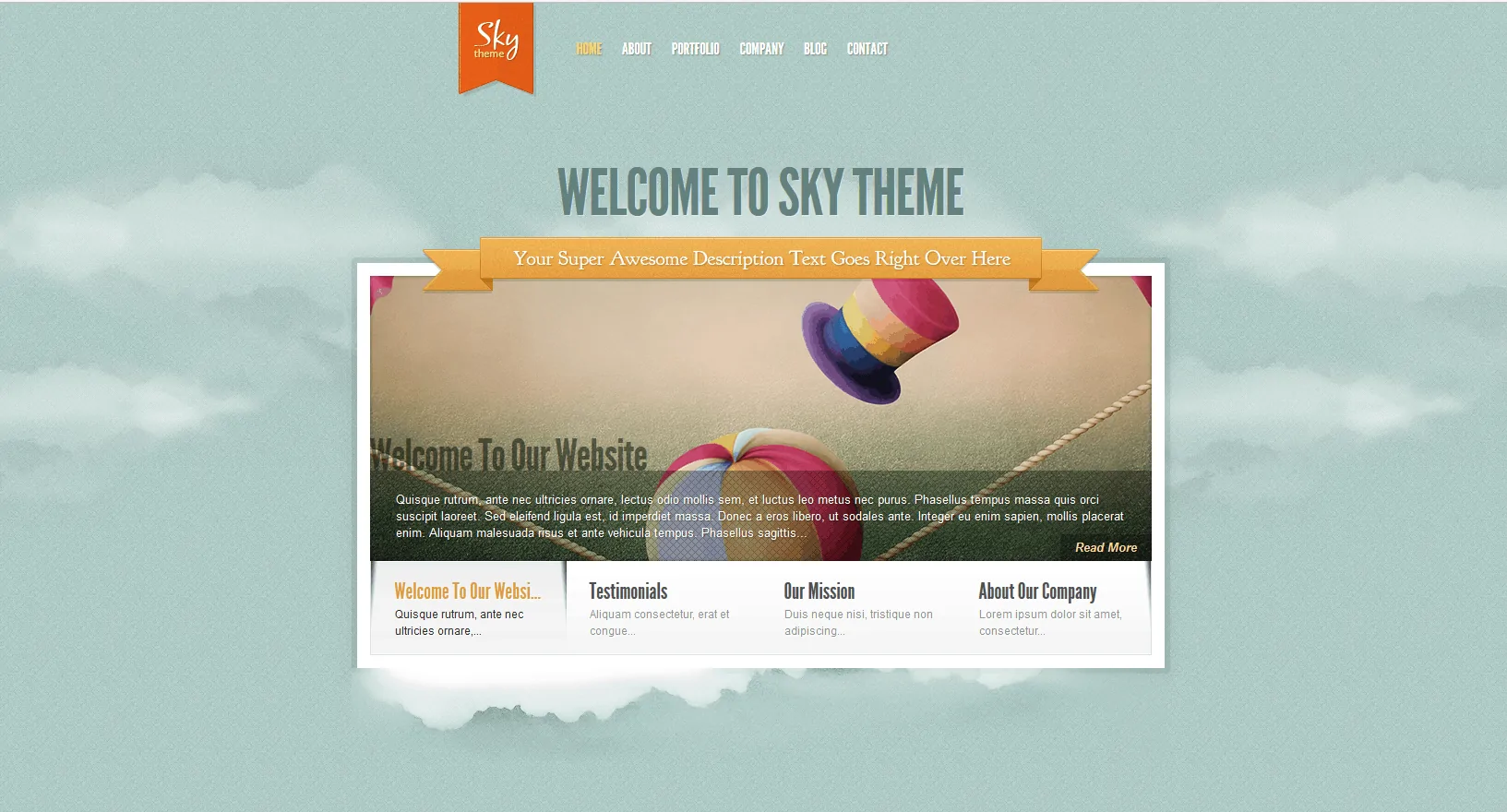 sky WordPress-Theme divi