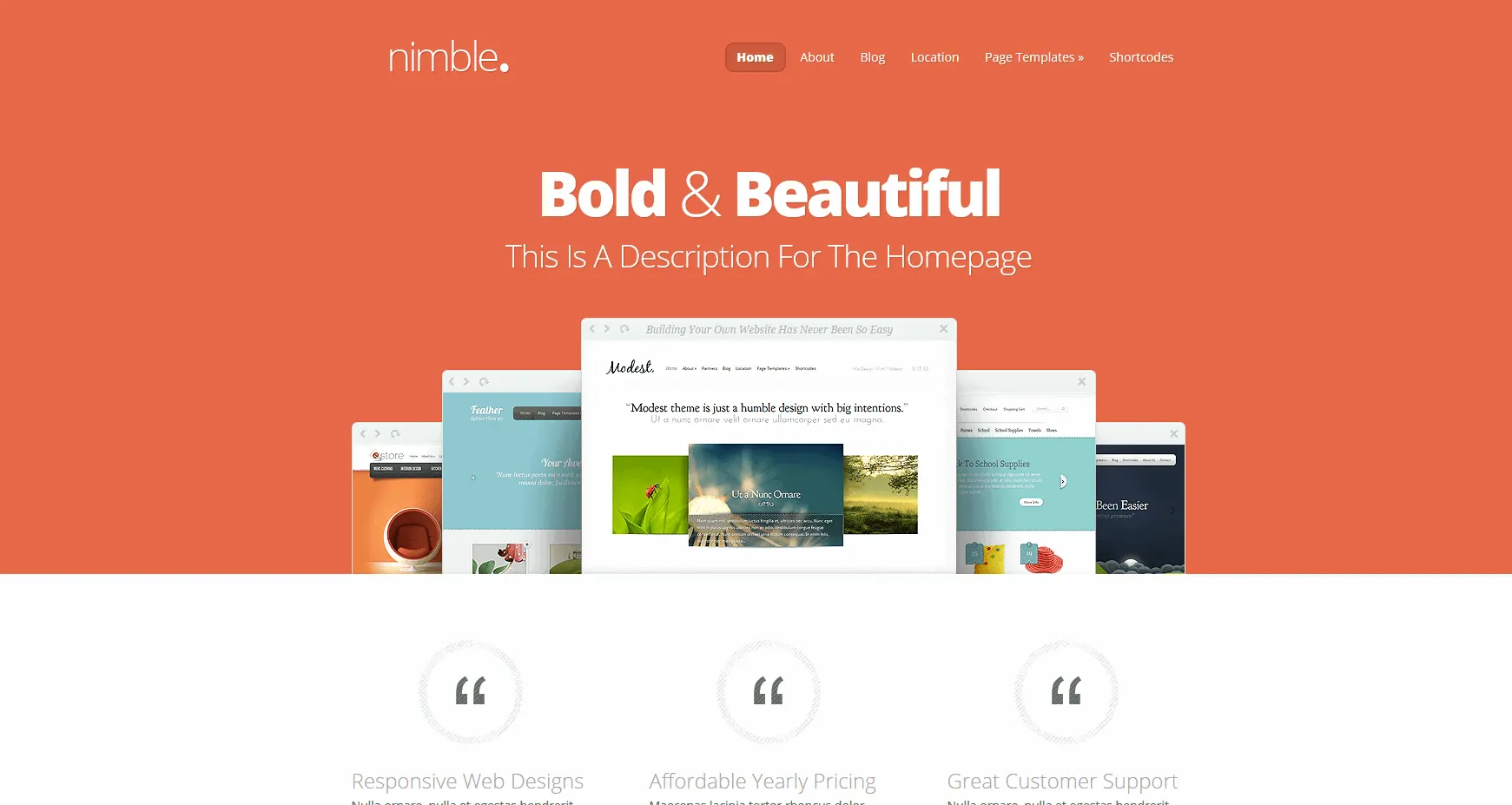 Motyw WordPress Nimble Business