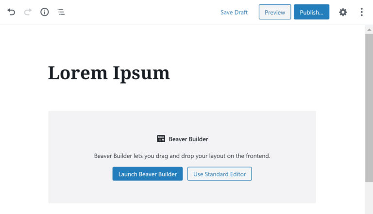 Lanzar Beaver Builder