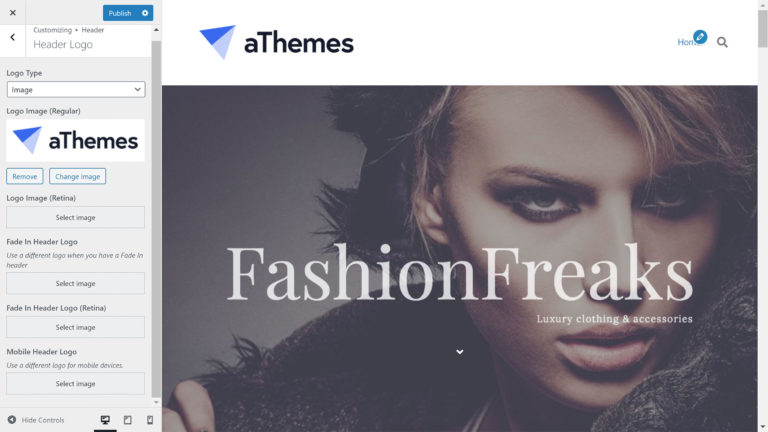 Subir un logotipo en el tema Beaver Builder