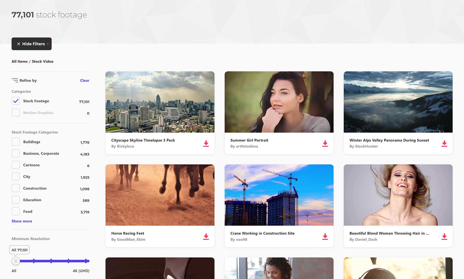 Envato 元素股票視頻