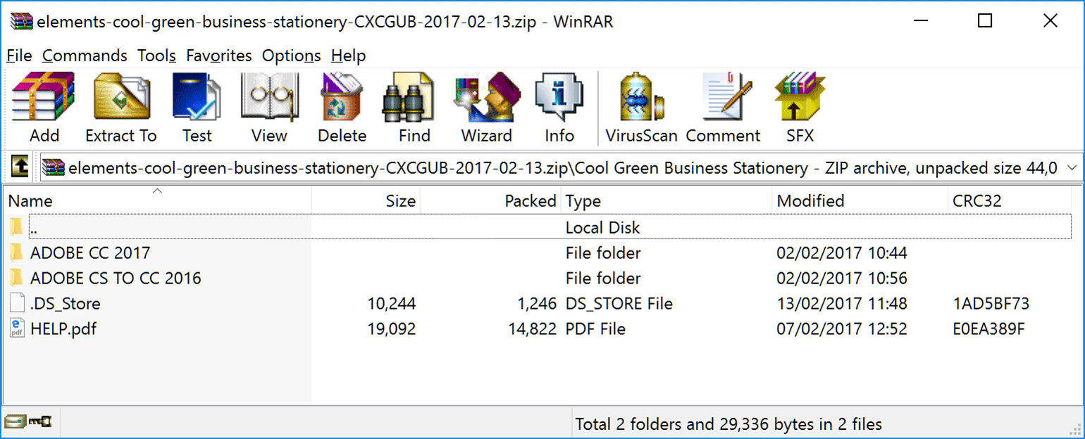 在 Winrar 中查看文件