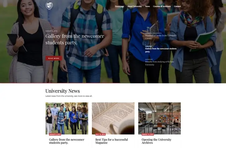 Kalium Eğitim WordPress Teması
