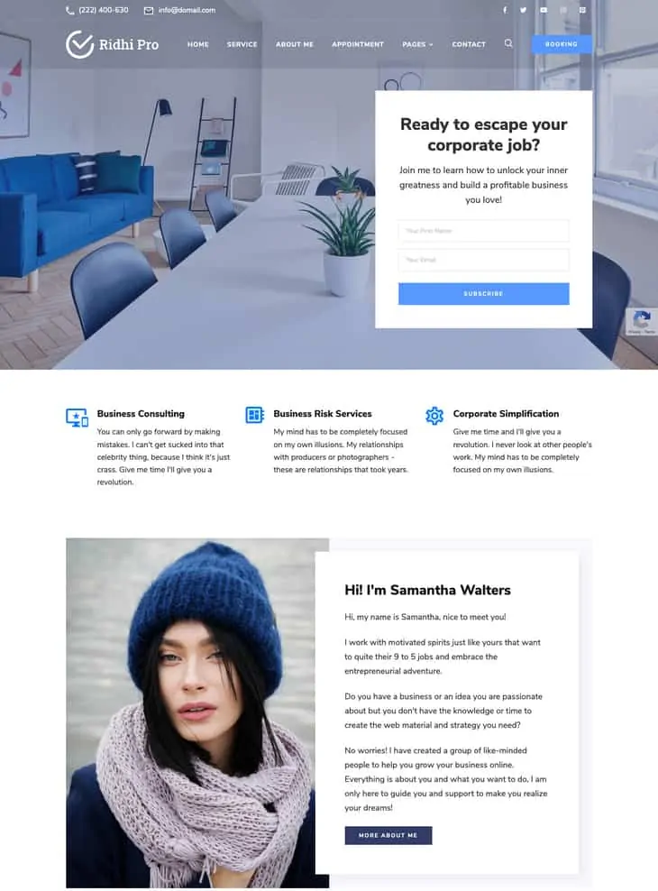 Ridhi Pro WordPress 主題