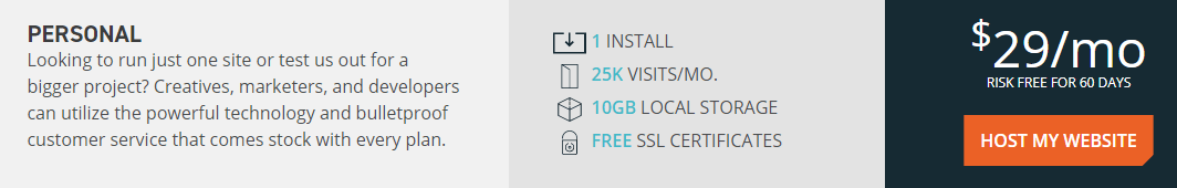 WP Engine 的計劃。