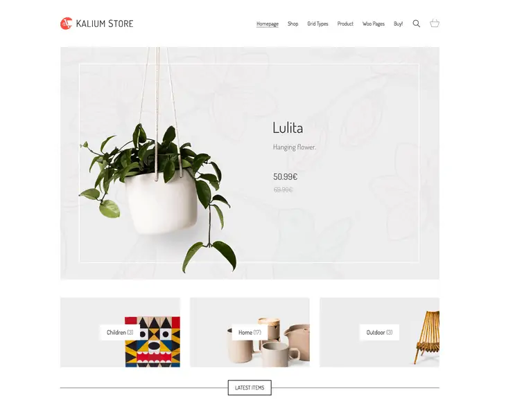 Kalium电子商务WordPress主题