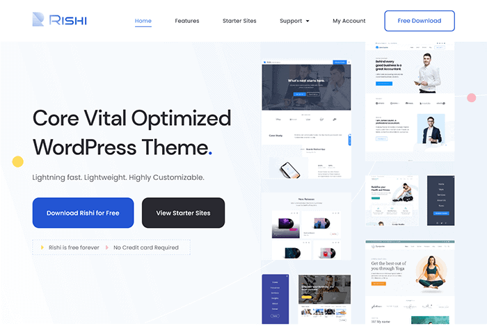 Rishi Teması - Hızlı Yükleme WordPress Teması